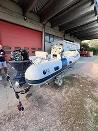 Gommone + motore 40hp 4T e carrello omologato