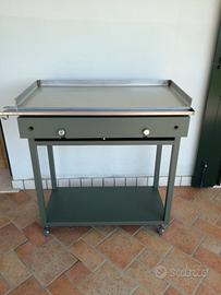 Piastra a gas in acciaio inox da 90X45 (nuova)
