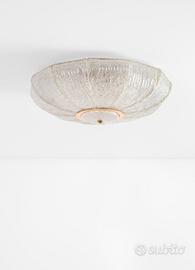 plafoniera design anni 70 rugiada barovier e toso