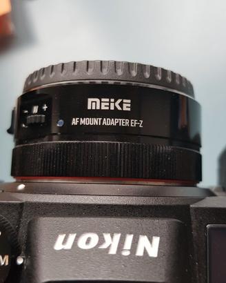 Meike MK-EFTZ-B - Adattatore per obiettivi Canon 