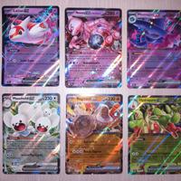 Lotto 6 Carte Pokemon Ita Rare EX Holo Vari Set