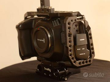 Blackmagic Pocket 4K solo corpo + cage