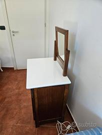 Toletta in legno noce
