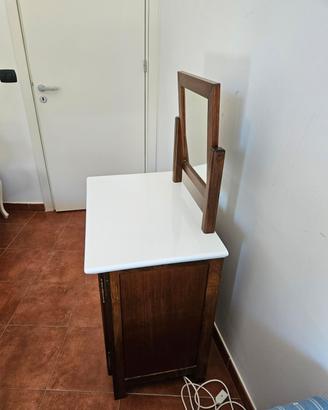 Toletta in legno noce