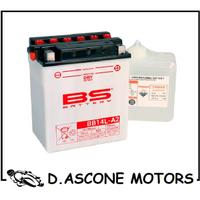 BATTERIA NUOVA BS BB14L-A2 Cb Cx Pegaso Scarabeo X