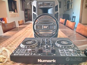 Set DJ Completo:Controller  Numark Party  + Cassa