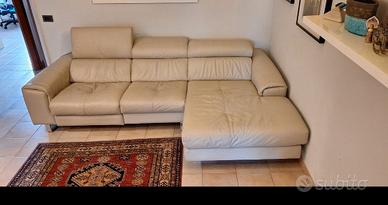 divano angolare 3 Posti In pelle