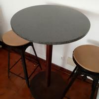 Set tavolo rotondo con sgabelli –moderno/ compatto