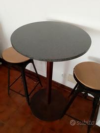 Set tavolo rotondo con sgabelli –moderno/ compatto