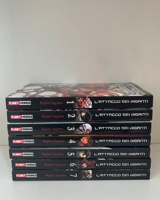 L’attacco dei giganti vol. 1-7