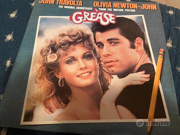 LP GREASE John Travolta Olivia Newton John 1978