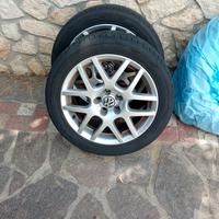 cerchi VW 16" completi di gomme 215/45/16
