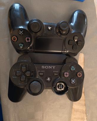 Controller PS3+Controller PS4 (entrambi rotti)