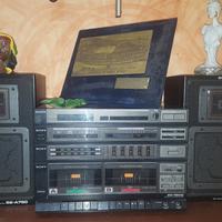 Sony stereo da casa vintage xo750wat, fm, cassette