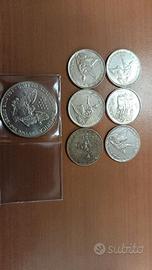 500 lire argento e oncia argento