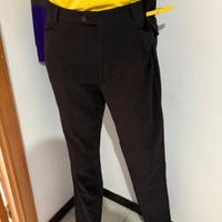 Pantalone da uomo Woolmark lana XXL 56 nero