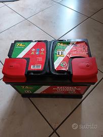 Batteria auto 12v 74 ah 680 Ah spunto