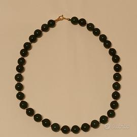 Girocollo oro e giada