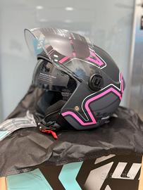Casco jet UNIK con visiera solare VERTEX DV