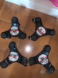 Set basi rotanti per tavolo o letto