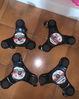 Set basi rotanti per tavolo o letto