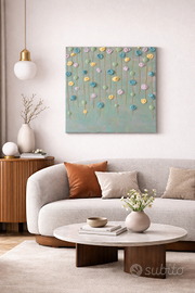 Quadro astratto moderno in rilievo | Arte materica