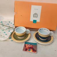 coppia tazzine caffe Thun vintage