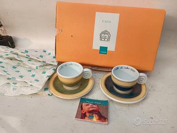 coppia tazzine caffe Thun vintage