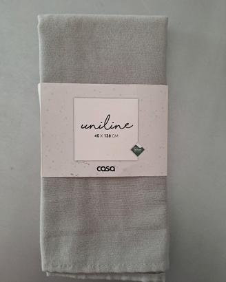 centrotavola runner grigio
