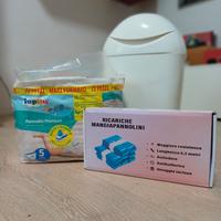 Pannolini e mangia pannolini con ricariche