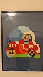 serigrafia multipla Ugo Nespolo