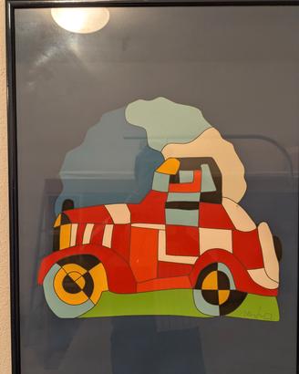 serigrafia multipla Ugo Nespolo