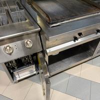 Frytop piastra liscia e rigata Ambach