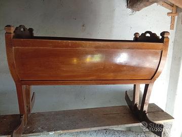 culla in legno anni 50 