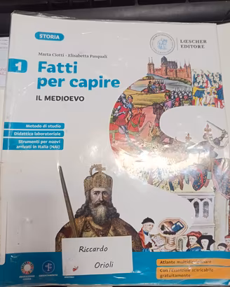 storia libro di testo "fatti per capire" 