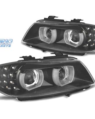 FARI XENON AFS ANGEL EYES U 3D LED BMW E90 E91 LCI