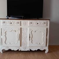 Mobile Credenza Madia Antica stile Shabby lavorata