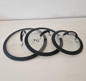 Coperchi universali in vetro e silicone
