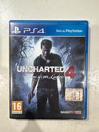 Uncharted 4 : Fine di un Ladro gioco Ps4
