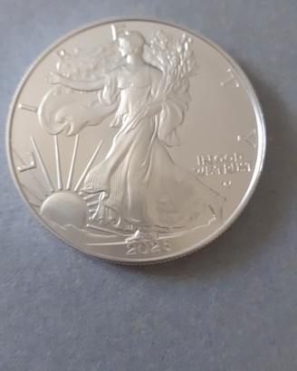 2026 oz Argento 999  Usa Liberty 31,10 grammi. no 