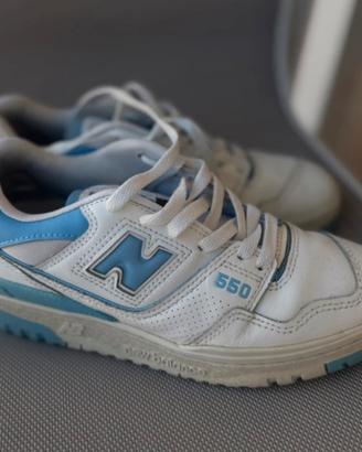 Sneakers new balance 550 Bianchi e Azzurro