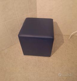 pouf quadrato 45 cm d'arredo e seduta 