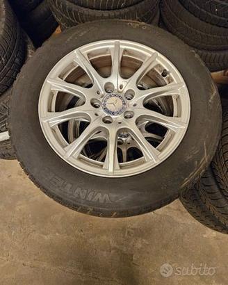 Cerchi lega Mercedes E200/2013 gomme Strial invern
