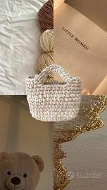 borsa uncinetto fatta a mano