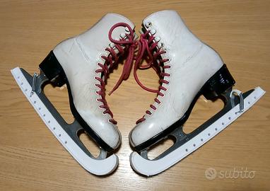 Pattini da ghiaccio vintage da donna n°37