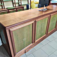 bancone in legno per ufficio negozio bar
