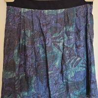 Minigonna in lino Oltre – taglia 44 IT blu verde n