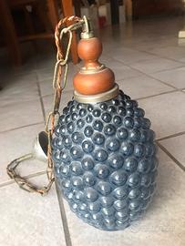 Lampadario bolle blu