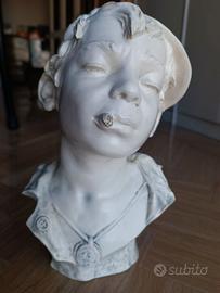 Busto ceramica scugnizzo Mollica