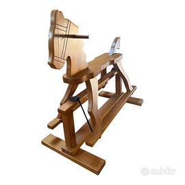 🐴 Cavallo a dondolo in legno – pezzo artigianale